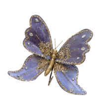 Butterfly with Clip for Festives Home and Wedding-Blue