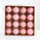 16Pcs Christmas Tree Baubles Shatterproof Hanging-Burgundy 4