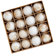 Colorful Hanging Pendant Ornament Christmas Tree Baubles-White