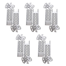 5 Pcs Snowflake Cutting Dies Metal Template Molds-JAM1102