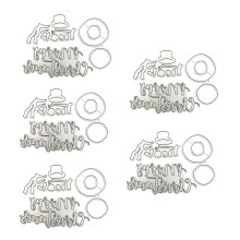 5 Pcs Snowflake Die Cuts Christmas Cutting Dies for-JAM1085