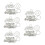 5 Pcs Snowflake Die Cuts Christmas Cutting Dies for-JAM1085 1