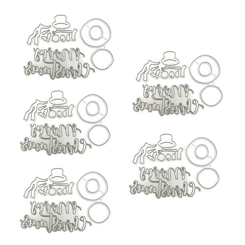 5 Pcs Snowflake Die Cuts Christmas Cutting Dies for-JAM1085