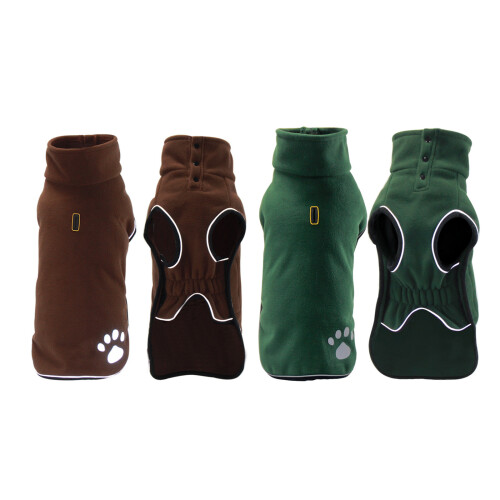 Winter Coat Dog Coat Comfortable Durability-Dark Green M 1