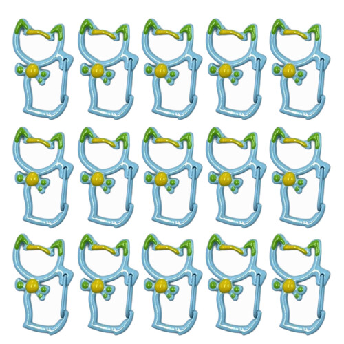 Cats Shaped Lobster Clasps Hook for Keychain Accessory Metal-10