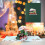 Delicate 3D Christmas Popup Greeting Cards With Envelopes For 4