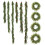 Artificial Christmas Greenery Pine Branch/Wreath-Red fruit 1.8m 2