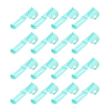 16Pcs Adjustable Crochet Rings Crochet Thread Guide Rings-Green