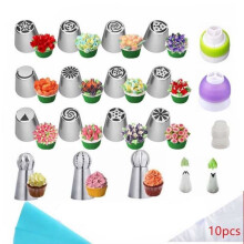 Spritztüllen – Happy to Buy – Dekorationsset – Edelstahl – 31-teilig – Einfache Anwendung