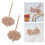 2Pcs Wood Drop Spindle Hand Spinner Tool for Enthusiasts 2