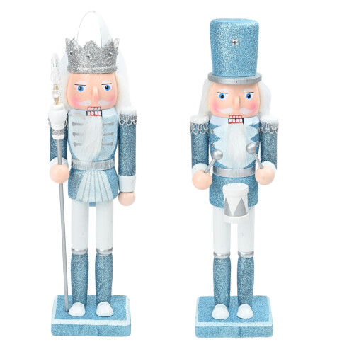 Christmas Wood Nutcrackers Soldier Figurine for-drumming 1
