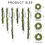 Pine Branch/Wreath Realistic Cedar Rattan-Red fruit garland 45 4