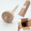 Professional Wood Hardwood Drop Spindle Top-Engraved pattern 6