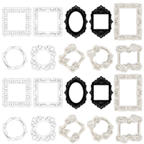 20 Sheets Aesthetic Background Decorative-Window to find flowe