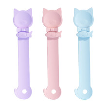 3PCS Cats Wet Food Feeder Treat Feeding Spoon Food Squeezer