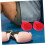 boxing wraps for men red pure cotton 4