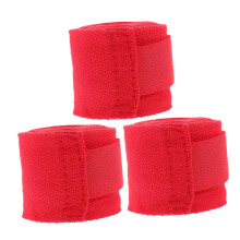 boxing wraps for men red pure cotton