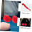 boxing wraps for men red pure cotton 2