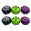 6pcs Halloween Pumpkin Ensembles Home Decoration for Table-B 1