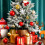 100Pcs Unique Festival Ornament Strings for Christmas Tree-Red 6