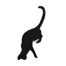 Stevige metalen kattenfiguren voor deurversiering-een kat