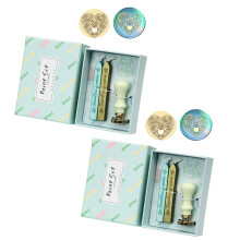 2 Box Best Wishes Wax Seal Stamp Set with Wax Seal-Plant No. 26
