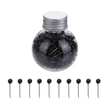 600x/Set Practical Pins with Head Straight Sewing Pins-Black