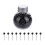 600x/Set Practical Pins with Head Straight Sewing Pins-Black 1