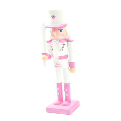 Unique 50CM Pink Nutcrackers Soldier Decoration for-white sword