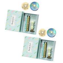 2 Box Leaves Wax Seal Stamp Set with Wax Seal Stick-astronaut