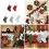Stylish Embroidered Letter Christmas-E type ivory white 2