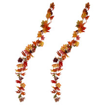 2 stuks kunstmatige wijnstok lengte 69'', voor Thanksgiving-D