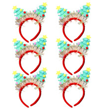 6lots Volwassen Tieners Hoofdbanden Carnaval Party-Lichtgroen