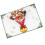 Christmas Dolls Bouquet Card with Envelope and Note Card 1