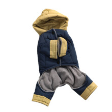 Koud weer Hond Warme jas Kleine hond-Marineblauw XL