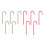 Plastic Lollipop-kerstboomdecoratieset voor thuis en-Type B 2