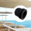 Support de base robuste pour parasol d'extérieur, fixation renforcée par triangles pour mât de 2,5 à 4,5 cm, étanche, conception compacte avec 2