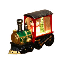 Unieke Kerstman met water gevulde nachtlamp,-2