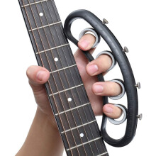 Entrenador de dedos para guitarra, accesorios portátiles para músicos, aumenta la fuerza y la amplitud de los dedos, diseño ergonómico, material