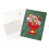 Christmas Dolls Bouquet Card with Envelope and Note Card 4
