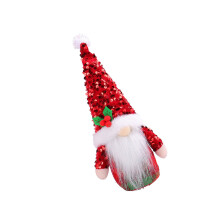 Sprankelende kerstkabouters met lovertjes, baard en-Baardstijl