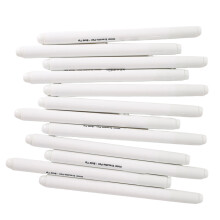 12 stuks naaistofmarkers Stofmarkers Pennen-Wit 1 mm