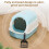 Cats Litter Pans for Older Cats Plastic Small Smooth-Blue M 6