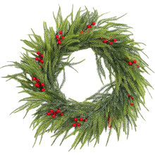Christmas Green Plant Branch/Wreath-Red fruit garland 60