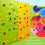 Multicolor Large Climbing Grips Ergonomic Design 3.511cm 10piece pack 3