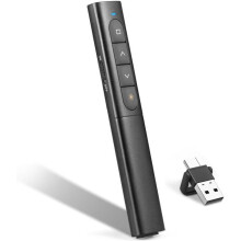 2,4-GHz-Funk-PowerPoint-Laserpointer, USB-Kabel (100 m), Fernbedienung, Lautstärkeregler, Stift, Klicker, PowerPoint-Flip-Funktion