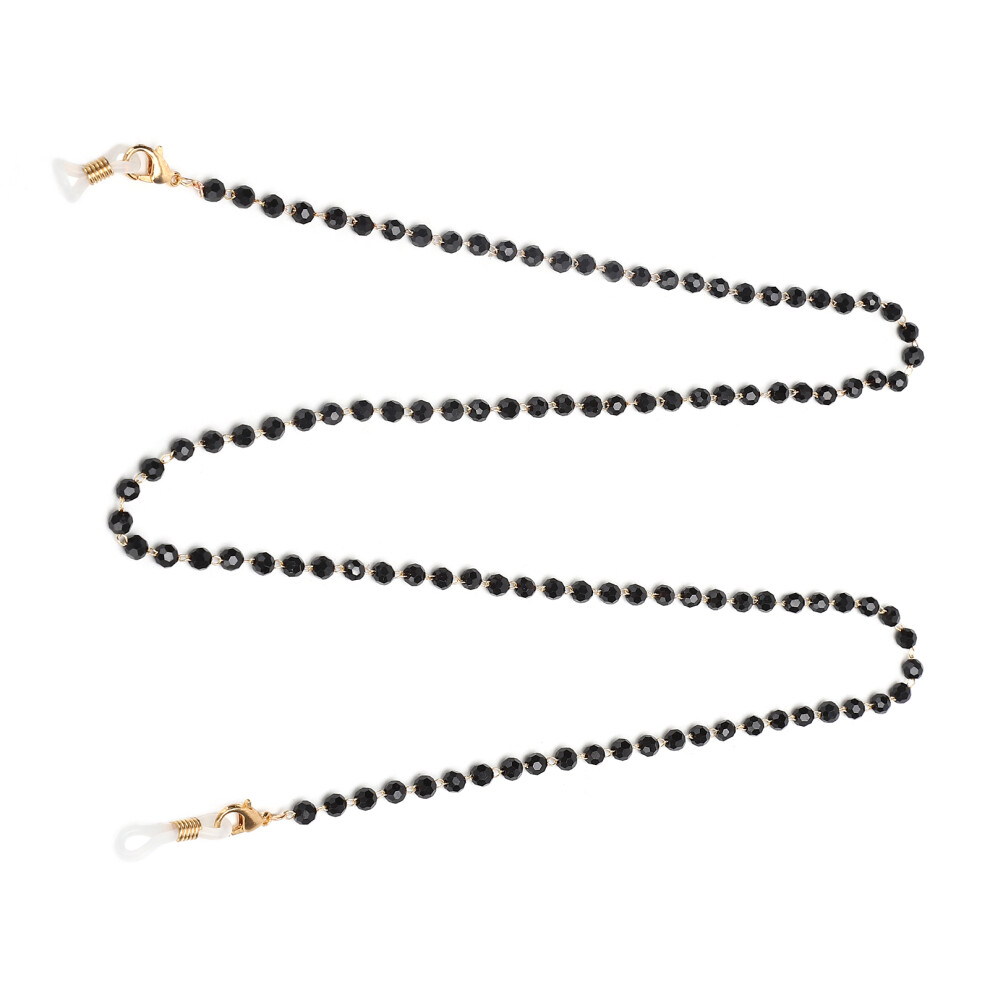 Stylish Glasses Necklace Lanyard for Eyewear Holders, Beaded Eyeglass Necklace Cord with Multi-function Chain, Universal Size Hanging Comfortably