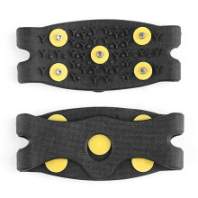 Silicone Shoe Covers No Over Shoes Snow Grips Outdoor Grips Ice Climbing Anti Protection Black for Travel Winter Silica Gel Climbing one size