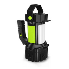 Powerbank mit hoher Kapazität, wasserabweisend und robust für Outdoor-Aktivitäten wie Wandern, mit rotem Notfallblinklicht, erfüllt alle
