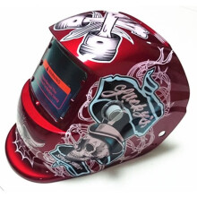 Hochwertiger Schweißhelm mit LCD-Display, solarbetriebener automatischer Abdunkelungsfunktion und Schnellladefunktion